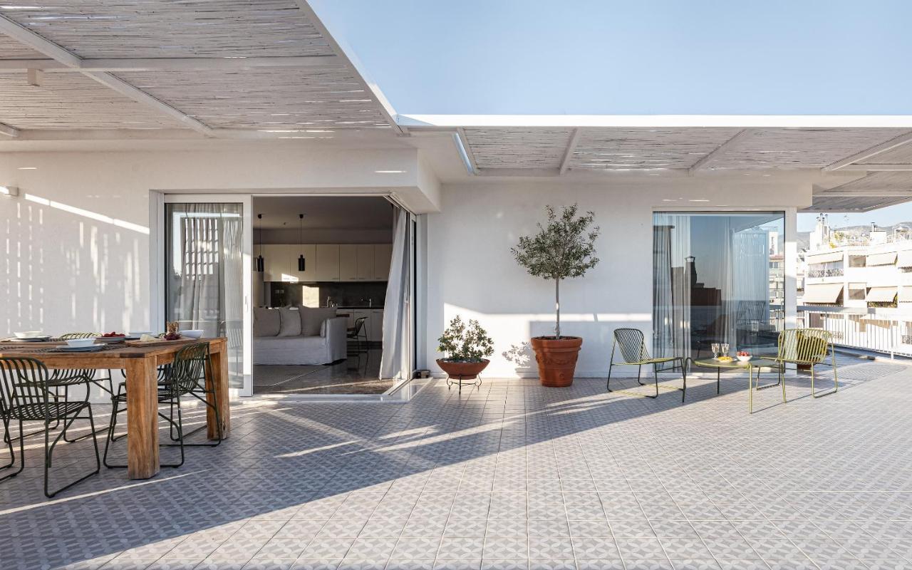 Sea View Beach Penthouse - Athens Coast Exteriér fotografie